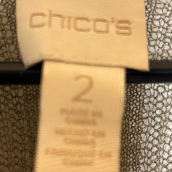 Women’s Chico’s Size 2 Olive Featherweight Cardigan, a style essential! - Picture 10 of 11